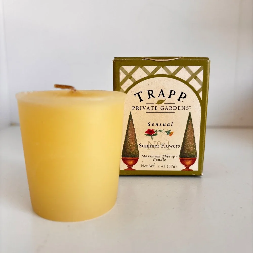 Crabtree & Evelyn Candles Trapp Private Gardens‎ Lot 3 No 1 No 5 No 8 New